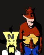 crash_bandicoot dr_neo_cortex rape subvariant:hornyson variant:cobson variant:markiplier_soyjak // 2000x2500 // 242.8KB