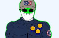 america_first american_flag award awards cia_won confederate csa fascism fed federal_bureau_of_investigation glasses glowie glowing green_skin honeypot mask neo_fascism patriot_front soyjak subvariant:chudjak_front subvariant:muscular_chud variant:chudjak // 1920x1234 // 527.1KB