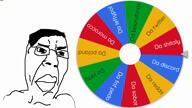 angry animated closed_mouth discord fnf_pedo glasses hair italy merge morocco sobot sound soyjak subvariant:suspicious_chudjak text twitter variant:chudjak variant:cobson video wheel // 1920x1080, 17s // 5.1MB