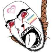 blood bloodshot_eyes flag:minor_attracted_person girllover glasses nosebleed open_mouth rope stubble suicide tongue variant:cobson // 255x241 // 60.8KB