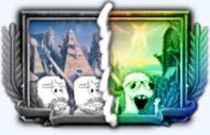 3soyjaks arm closed_eyes colorful distorted glasses hand hands_up hearts_of_iron hyperborea icon its_over mustache open_mouth rainbow soyjak stubble subvariant:scholar subvariant:wewjak text tno variant:gapejak variant:soyak // 156x101 // 33.4KB