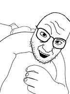 glasses nikocado_avocado soyjak stubble variant:snopesjak // 900x1200 // 144.1KB