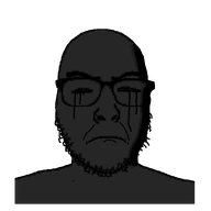 animated black crying dead ext=gif ghost ghoul glasses sad soyjak spirit stubble variant:uncjak vengeance // 880x880 // 1.4MB