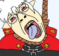 ackjak almaz almazvonalmandineadamant crying dead disgaea disgaea3 glasses hanging mao_zedong maodisgaea variant:bernd white_hair // 771x723 // 34.3KB