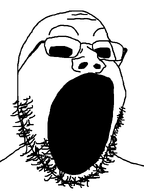 bald black_eyes creepy distorted glasses horror nose open_mouth scary soulless stubble variant:gapejak // 600x800 // 8.8KB