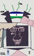 FPEdo Ruby_FPE blond bow clothes dark discord discord_logo_facial_mark esl facial_mark fnf_pedo fnfpedo fpe fpedo_nigger fundamental_paper_education glasses hair map_(pedophile) ominous open_mouth pedophile robot series:esl_pedo_league shadow smile stinky text variant:markiplier_soyjak // 600x985 // 75.2KB