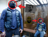 angry arab beard brown_eyes brown_skin crocus_city_hall_attack gigachad glasses irl_background isis islam islamic islamic_state mustache open_mouth pantone_448_c red_arrow red_circle russia soyjak subvariant:tetojak variant:feraljak yellow_teeth // 1100x853 // 232.8KB