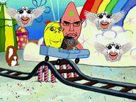 angry animal beard black_skin bowtie closed_mouth ear female glasses multiple_soyjaks oh_my_god_she_is_so_attractive smile soyjak spongebob_squarepants steam stubble subvariant:chudjak_front subvariant:feralsquirrel subvariant:wholesome_soyjak trend:squirreljakking variant:chudjak variant:feraljak variant:gapejak variant:israeli_soyjak wojak // 897x675 // 890.6KB