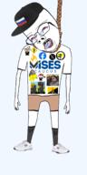 anarcho-capitalism ancap anti_communism brainful clothes facebook fascism frog full_body hanging hat mgtow mises_caucus new_balance open_mouth pepe pinochet russia shorts snake sock subvariant:rand subvariant:wholesome_soyjak suicide tshirt twitter variant:gapejak // 863x1728 // 447.6KB