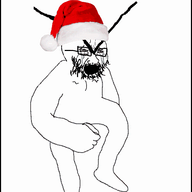 angry animated arm bloodshot_eyes christmas clothes crying dance full_body glasses hand hat large_eyebrows leg open_mouth santa santa_hat selfish_little_fuck soyjak stubble variant:cryboy_soyjak // 536x706 // 1.1MB