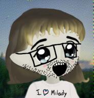 glasses i_love milady nft open_mouth soiboi soyjak stubble text thaeox tranny variant:unknown // 600x627 // 470.4KB