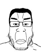 closed_mouth glasses merge neutral series:fusionjaks soyjak stubble subvariant:chudplier variant:chudjak variant:markiplier_soyjak // 600x800 // 90.6KB