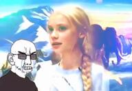 andrew_tate beard bloodshot_eyes clothes crying ear girl glasses greta_thunberg gritting_teeth hyperborea irl metro_station sunglasses trad_wife trend:aryan variant:chudjak yellow_hair // 640x446, 27.6s // 1.9MB