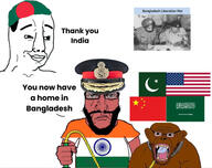 3soyjaks bangladesh bangladeshi_liberation_war china choke_hold flag flag:china flag:india flag:saudi_arabia flag:united_states india leash monkey pakislop pakistan pakistani saudi_arabia subvariant:science_lover text variant:chudjak variant:markiplier_soyjak variant:monkeyjak war // 4096x3246 // 1.3MB