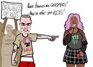 1488 anime antenna anya_forger arm black_skin bloodshot_eyes brown_skin clothes crying hand iron_cross kohlchan leg lipstick loli monster_energy nazism nintendo nintendo_switch open_mouth pedophile pointing poland purple_hair reddit shorts skirt snoo soyjak spy_x_family stirb subvariant:chudjak_front text tongue tranny tshirt variant:bernd variant:chudjak video_game white_skin writing yellow_teeth // 1010x730 // 286.1KB