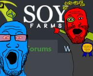 blue_skin broot logan red_skin soyjak_blog variant:markiplier_soyjak variant:two_pointing_soyjaks // 680x552 // 139.8KB