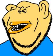 asiamutt asian buck_teeth closed_eyes ear open_mouth soyjak stubble subvariant:impish_amerimutt template variant:impish_soyak_ears yellow_skin // 598x628 // 17.9KB