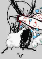 bald blood bloodshot_eyes crying eyebrows eyes_popping glass glasses neck nose open_mouth stubble teeth thick_eyebrows v-shaped_eyebrows variant:cryboy_soyjak variant:soyak vein // 500x700 // 39.4KB