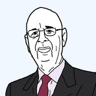 artist:dap_chhuon bald clothes ear eyebrows glasses klaus_schwab lips looking_at_you mouth_closed necktie no_stubble nose suit transparent_background variant:schwabjak white_skin wrinkles // 447x447 // 17.4KB