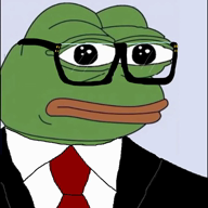 amphibian blue_background clothes frog glasses green_skin looking_at_you music nas:pepe pepe_the_frog slideshow subnas:jager suit video // 1000x1000, 17s // 2.1MB