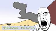amphibian angry animated arm beanie beard belly_button big_nose binky bloodshot_eyes blue_eyes caca clenched_teeth closed_mouth clothes ext=mp4 female frog front_facing frown full_body gem glasses green_skin greentext hair hand hat jpeg_compression leg looking_at_you naked nas:pepe nipple nose open_mouth orangetext pacifier pepe pepe_the_frog pointing pointing_at_viewer reddit_spacing rock running sand sky small_eyes soyjak stubble subvariant:gapejak_front subvariant:wholesome_soyjak text the_croods torso variant:cobson variant:gapejak variant:soytan video white_skin // 854x480, 11.7s // 2.2MB