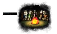 5soyjaks arm art camp campfire closed_mouth clothes crooked_teeth dark drawfag drawing fire full_body glasses glove hand leg log long_sleeve marshmallow mittens open_mouth request scared shadow shoe smile stick stubble sweater variant:chugsjak variant:nerdjak variant:nulljak variant:unknown variant:volcanojak wood // 3564x2180 // 2.7MB