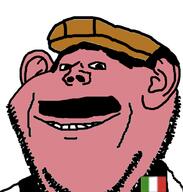 anthony antonio_gagardo clothes ear flag hat italy mustache smile soyjak stubble swede_(artist) tony tony_g tony_gaga tonytalk uncle_tony variant:impish_soyak_ears // 598x628 // 73.3KB