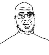 closed_mouth george_floyd glasses neutral series:saint_floyd soyjak stubble variant:floydjak // 433x488 // 6.3KB