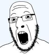 glasses no_iris series:fusionjaks series:skinny_soyjaks soyboy soyjak stubble subvariant:cobson_slim subvariant:soyboy_cobson subvariant:soyboy_cobson_slim template thin_eyebrows variant:cobson white_skin // 905x1000 // 24.8KB