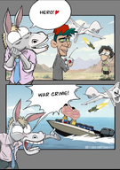 3soyjaks animal blue_tie boat clothes democratic_party donkey drone english_text flag flag:united_states flag:venezuela fnf_pedo fnfpedo missile multiple_soyjaks necktie nigger political_cartoon sks_cartoon smirk speech_bubble star_(symbol) subvariant:chudplier tan_skin teeth text tongue trend:slopjak united_states variant:chudjak variant:markiplier_soyjak variant:meximutt yellow_hair yellow_sclera // 914x1300 // 1.7MB