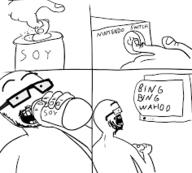 arm can comic glasses hand holding_object meta:low_resolution nintendo nintendo_switch open_mouth soy soyjak stubble television variant:bingy video_game // 236x213 // 8.7KB