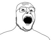 glasses homelander looking_up open_mouth stubble teeth // 739x543 // 10.3KB