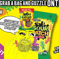 beard flavorjak glasses hand middle_finger oh_my_god_she_is_so_attractive sour sour_patch_kids soyjak variant:daedaluson yellow yellow_skin // 1080x1080 // 338.9KB