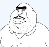 angry closed_mouth clothes fat gynaecomastia hair hindu jeet looking_to_the_left mustache nose obese pajeet series:muttverse stubble subvariant:hindumutt template thick_eyebrows transparent_background ugly unibrow variant:meximutt // 888x849 // 15.2KB