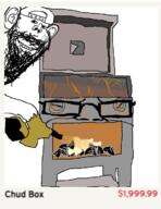 barbecue box burning coal fire kike kike_nose traced variant:chudjak variant:impish_soyak_ears // 556x720 // 141.7KB