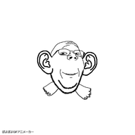 animated closed_mouth ear foot glasses poyopoyo soyjak stubble subvariant:wholesome_soyjak variant:gapejak // 400x400 // 307.2KB