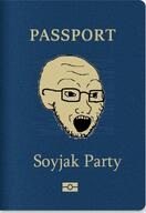 blue_background forehead_lines glasses meta:tagme nose open_mouth passport series:passports soyjak_party stubble teeth text variant:soyak // 679x988 // 354.2KB