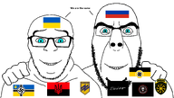 a10_eyes azov_battalion flag flag:russia flag:ukraine front_facing glasses rusich smile subvariant:cobson_front2 subvariant:feraljak_front subvariant:wholesome_feraljak subvariant:wholesome_feraljak_front swastika variant:cobson variant:feraljak wagner_group // 2025x1150 // 158.6KB