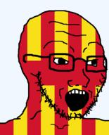 british england flag flag:northumberland_county glasses hair looking_to_the_right northumberland open_mouth soyjak stubble teeth united_kingdom variant:soyak // 644x800 // 15.8KB