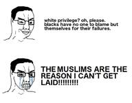 poltard angry bloodshot_eyes cope crying glasses hair laid seething smile smug tear teeth text variant:chudjak // 692x540 // 35.3KB