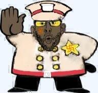 clothes glasses hair hinduism indian_police lips open_mouth pajeet root root_(user) soyjak stubble swastika utubetrollspolice variant:nojak // 192x183 // 28.0KB