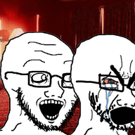 2soyjaks angry animated bloodshot_eyes crying glasses irl_background open_mouth sex soyjak stubble variant:cryboy_soyjak variant:soyak // 588x440 // 218.5KB