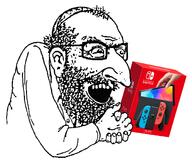 beard glasses happy_merchant jewish_nose nas:happy_jewish nas:merchant nintendo nintendo_switch open_mouth video_game // 678x585 // 98.1KB