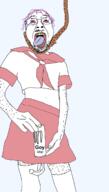 anime arm astolfo bloodshot_eyes dead dress drink fate_grand_order femboy glasses goyslop hair hairy hand hanging holding_object leg monster_energy monster_zero_ultra noose nsfw open_mouth penis programming_socks purple_hair rope school_uniform skirt sock soyjak stubble suicide tongue variant:bernd yellow_teeth // 768x1356 // 220.9KB