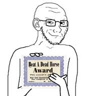 1990 beat_a_dead_horse_award certificate meme proto-award smug variant:soyak // 548x600 // 151.4KB