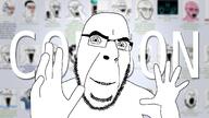 background closed_mouth epic_rap_battles glasses grin hand meta:tagme mr_beast screenshot smile smug soyjak soyjak_party stubble text variant:cobson website youtube // 1800x1013 // 668.6KB