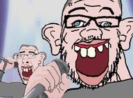 kurwa microphone music open_mouth pink_skin polack poland singing skinhead variant:a24_slowburn_soyjak variant:cobson // 750x556 // 283.9KB