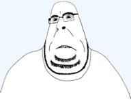 biting_lip clothes distorted fat frown glasses mutt muttoid series:hornyjaks soyjak stubble subvariant:blobson template transparent_background variant:cobson // 1424x1084 // 23.4KB