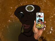 antiswarthy_(namefag) bald black_skin brown_skin closed_mouth cuckoldry lips looking_to_the_left muscular_male mutt nigger nose odessanbvll_(namefag) shitskin skinny slopjak smirk soyjak stubble subvariant:soyniqua transparent_background ugly variant:meximutt variant:soytan // 1024x768 // 630.0KB