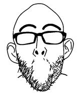 blank ear faceless glasses no_face stubble variant:nojak // 443x523 // 12.5KB